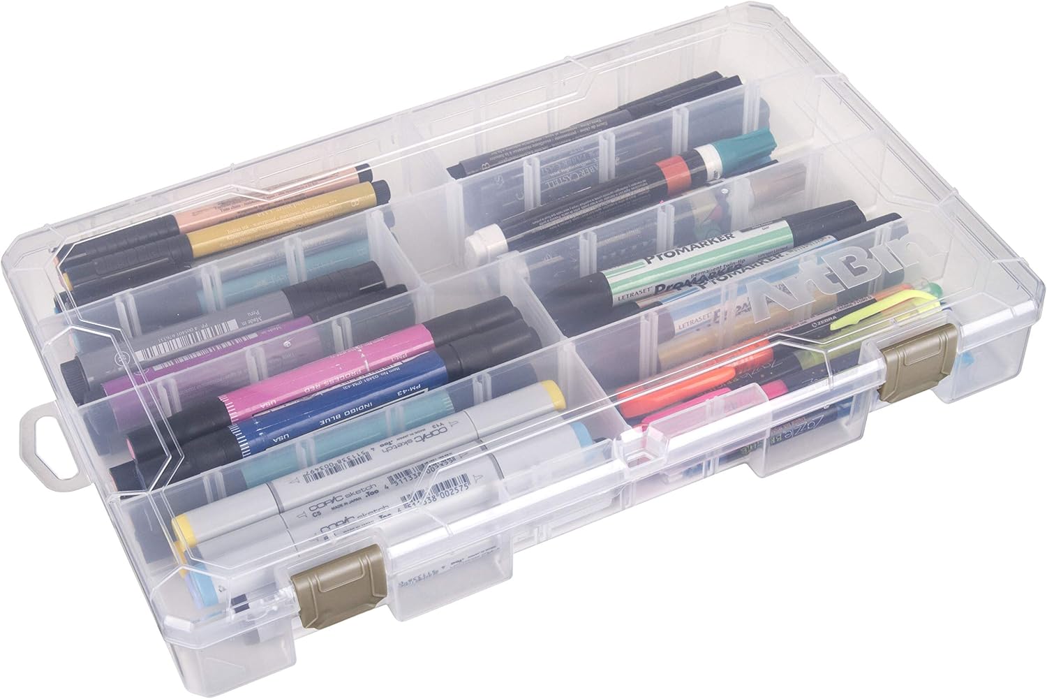 ArtBin Large Solutions Box Clear Art & Craft Organizer with Dividers - Plastic Storage Case for Convenient and Versatile Storage - Ideal for Various Craft Supplies - Image 7